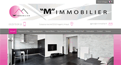 Desktop Screenshot of m-immobilier.fr